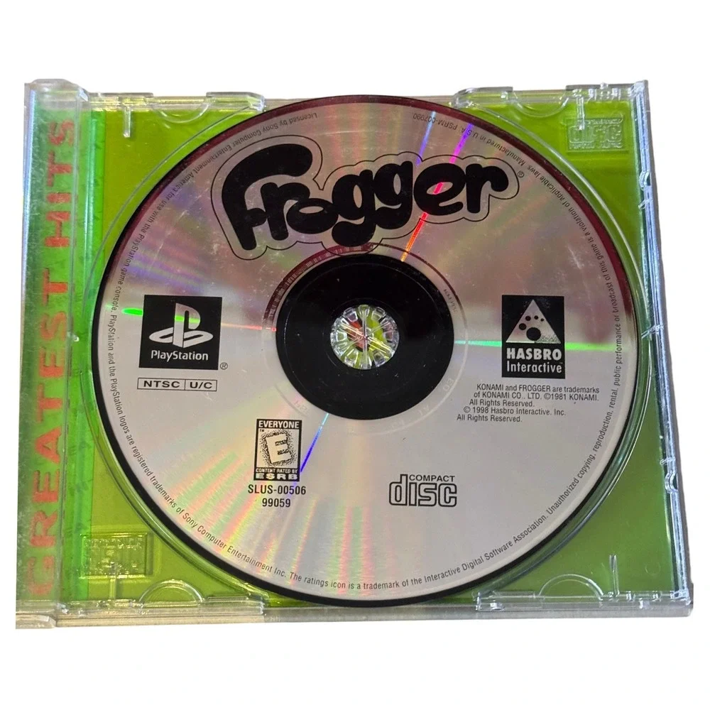 Frogger PlayStation 1 PS1 Greatest Hits Hasbro Interactive SLUS-00506